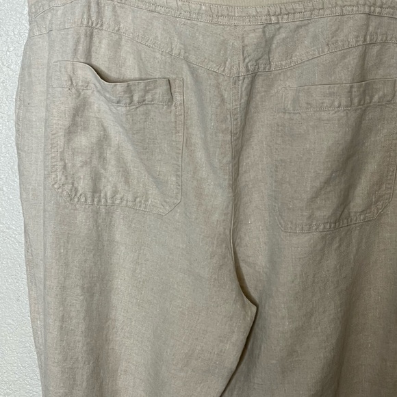 Chicos Linen Pants Sz 3 - Picture 7 of 7